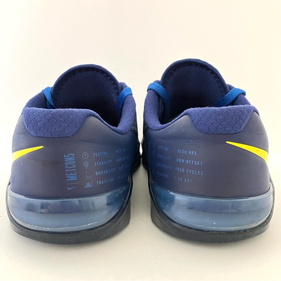 Men's Nike Metcon 5 By You ID (CJ5613-991) Blue Athletic Sneakers Size 8 EUC - Picture 12 of 15